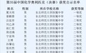 吉林省17名学生在第35届中国化学奥林匹克（决赛）获奖！