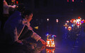 河北临城：放河灯 送祝福