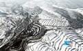 壮美！云瞰甘肃宕昌“梯田雪”