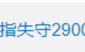 又跳水，沪指失守2900点！股民：这次轮到2800点保卫战
