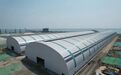 江苏省最大的封闭式钢结构网架煤罩棚！即将完工