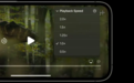 苹果iOS/iPadOS 16、macOS 13、tvOS 16原生视频播放器组件已支持倍速播放