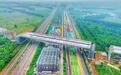 济微高速跨新兖铁路转体桥顺利转体