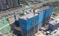 西安曲江新区医院项目住院楼主体结构提前封顶