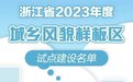 宁波这些地方，将建成省级城乡风貌样板区！