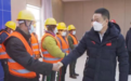 鄂尔多斯市领导到中铁上海局蒙苏经开区水资源再生厂项目调研慰问