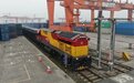 陆海新通道农历新年第一趟班列从沙坪坝发车