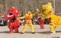 龙狮共舞闹新春 礼县这个山村年味儿足