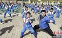 国家非遗“戳脚”进校园 学生感受中华武术文化