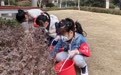 到公园捡完垃圾 幼儿园的孩子们开了一个劳动分享会