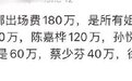 网友曝《乘风2023》嘉宾出场费名单，谢娜180万位列第一