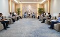 管保臣会见广东省信阳市商会客商
