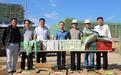 陈骁勇实地查看信阳高中北湖校区工程建设情况