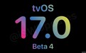 苹果发布tvOS 17 Beta 4（21J5318f）更新