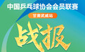 海报丨2023中国乒乓球协会会员联赛甘肃武威站战报