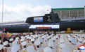 朝鲜第一艘战术核攻击潜艇下水，金正恩出席典礼