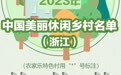 浙江新增10个中国美丽休闲乡村，你去过几个？