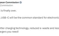 接口终于统一！欧盟宣布：2024年起所有电子设备全部采用USB-C