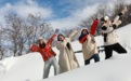 沂山冰雪旅游季正式开启 雪地飞龙！山东首个千米山地雪滑道亮相沂山