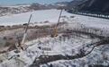 首届松花江滑冰马拉松挑战赛造雪完成50%