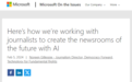 微软为新闻编辑行业推出AI辅助项目：记者可参加免费课程，学习如何最佳使用AI