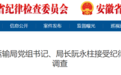 最新通报 安徽两干部被查！