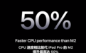 苹果推出新款iPad Pro：搭载M4芯片，CPU速度提升50%