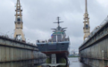 俄国防部：俄军新型多用途护卫舰“伶俐”号下水