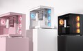 骨伽推出双舱直角全视海景房机箱FV150 RGB，可选黑白粉三色