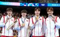 男子4×100米混合泳接力中国队夺金