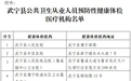 公示！武宁县新增两家预防性健康体检医疗机构