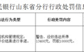 因违反征信机构管理规定等 山东省信用金桥中小企业发展服务有限公司被罚