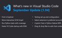 微软发布Visual Studio Code 1.94更新：升级启动速度，增强AI聊天