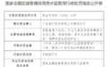 银行财眼｜广发银行贵阳分行被罚90万元因贷款管理不到位等3项违规