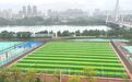 上饶这个运动场即将投入使用 包含网球场、足球场等