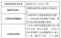 银行财眼｜农行两分行合计被罚款295万元 4责任人被禁业