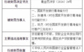 银行财眼｜国开行青海省分行被罚款68万元 因贷款企业未按合同约定使用贷款资金等两项违规