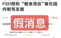 特斯拉与上汽讨论两轮FSD授权？官方回应