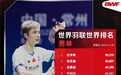 世界羽联最新世界排名公布 江西运动员李诗沣位列第六