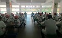 肥东三中古河路校区召开食堂现场调度会