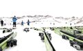 体育课开到滑雪场　张掖山丹学生娃纵享丝“滑”