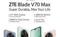 中兴海外官网上架努比亚Blade V70 Max手机