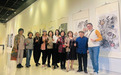 世界华人暨两岸诗词书画名家邀请展登场　吴欐樱「傍水幽居」展现诗情画意
