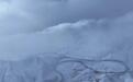 春日阿克塞变“雪国”　云雾飘渺似仙境