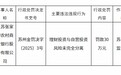 银行财眼｜张家港行被罚款30万元 因理财投资与自营投资风险未完全分离