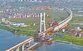 昌九高铁南昌扬子洲赣江公铁大桥南支加快施工进度（图）