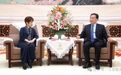 信长星会见中国国民党前主席洪秀柱