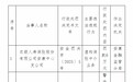 农银人寿安康中心支公司被罚款6万元 因虚构保险中介业务