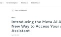 Meta发布独立的AI应用程序，欲打造个性化智能助手