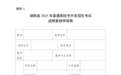 湖南省2025年普通高校专升本招生考试成绩查询公告